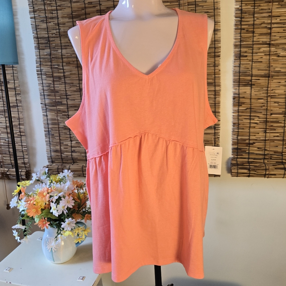 NWT 89th + Madison High Low Hem Tank Top